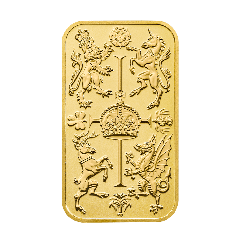 Image for 1 oz Gold Bar - The Royal Mint Celebration Bar from TD Precious Metals
